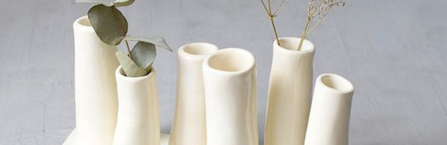 Ручная лепка: интерьерная ваза